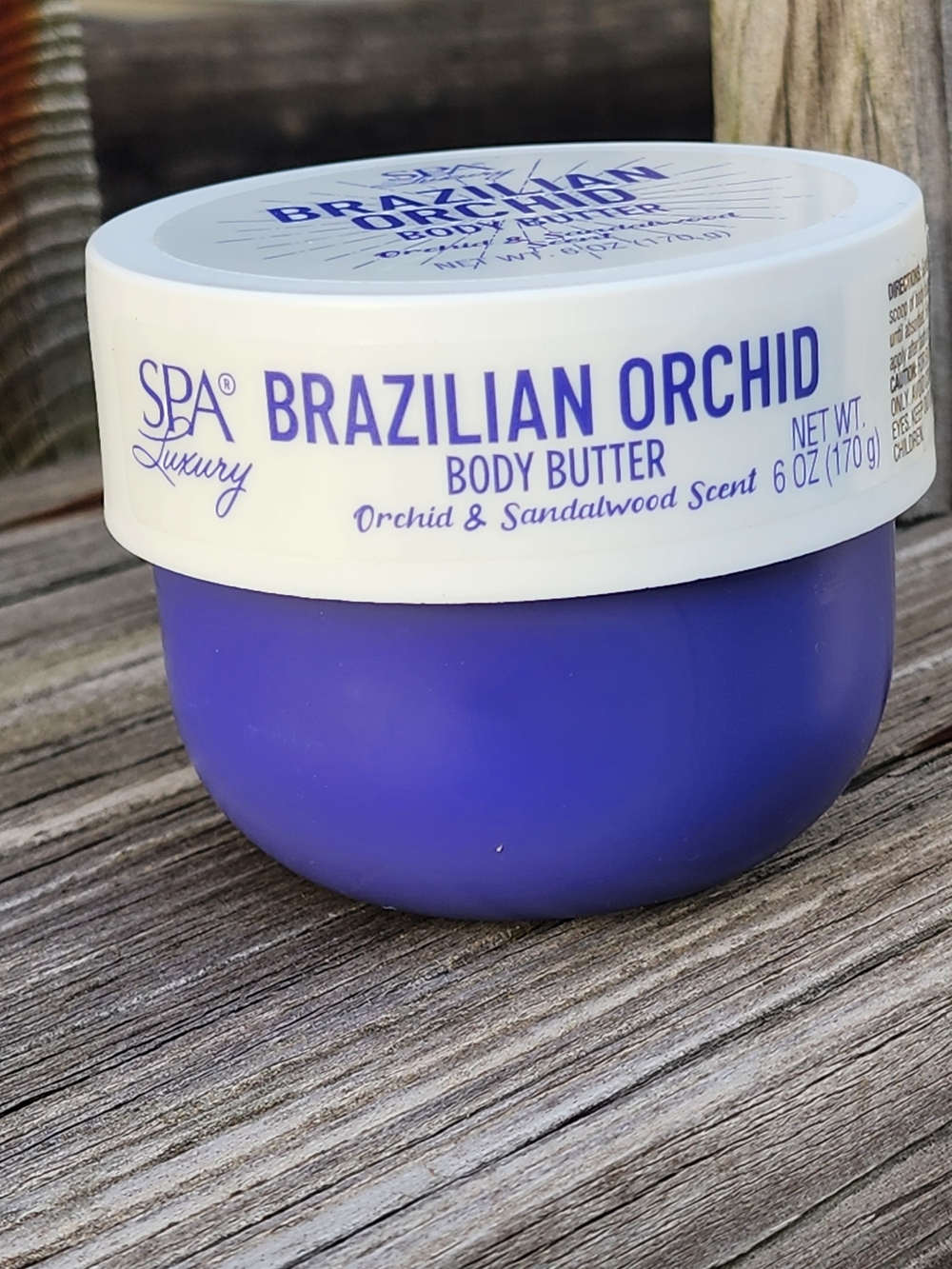 Spa Luxury Brazilian Orchid Body Butter,  Orchid & Sandalwood